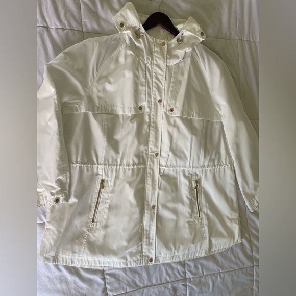 Calvin Klein Windbreaker Raincoat Trench Coat Style - Picture 13 of 17